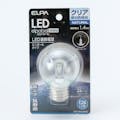 朝日電器 エルパ ELPA LED装飾電球 ミニボール球形 E26 G50 クリア昼白色 LDG1CN-G-G275