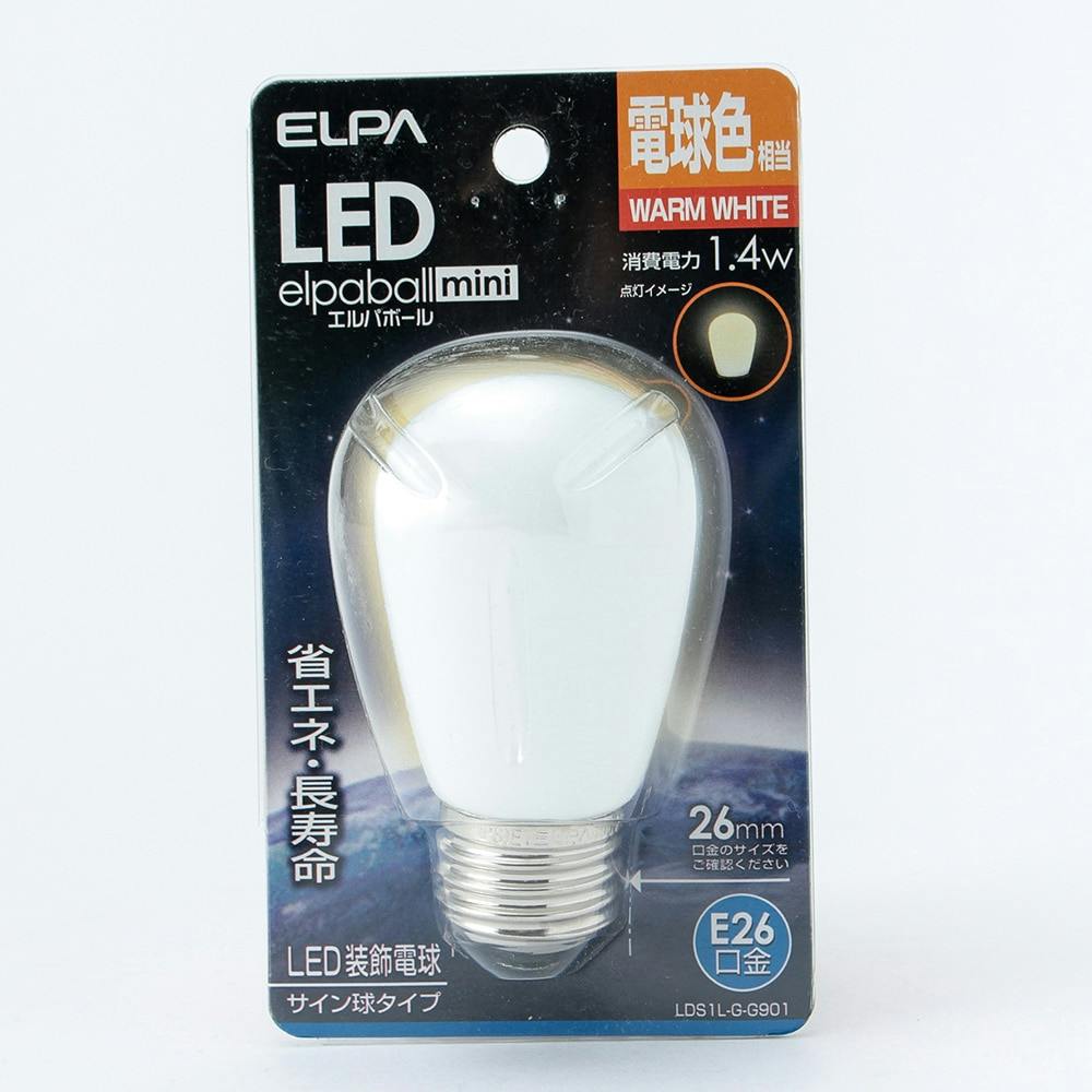 ELPA 朝日電器 LED電球<br >エルパボールmini 装飾電球ミニボール球