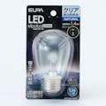 朝日電器 エルパ ELPA LED装飾電球 サイン球形 E26 クリア昼白色 LDS1CN-G-G905