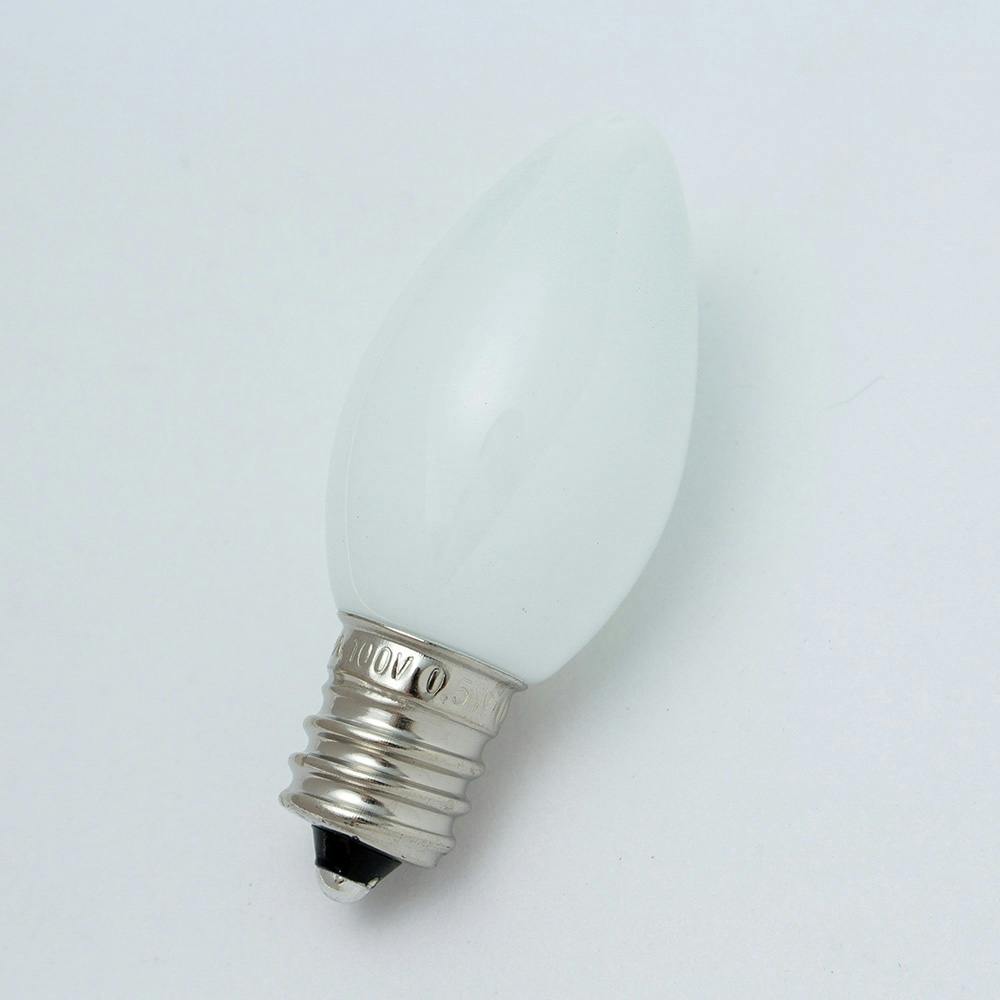 朝日電器 エルパ ELPA LED装飾電球 ローソク球形 E12 電球色 LDC1L-G