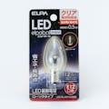 朝日電器 エルパ ELPA LED装飾電球 ローソク球形 E12 クリア電球色 LDC1CL-G-E12-G306