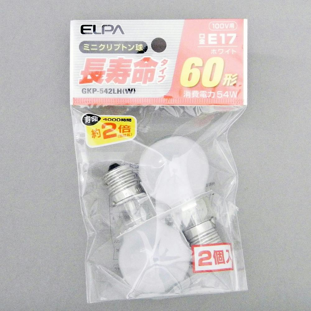 情熱セール 朝日電器 ELPA 長寿命ミニクリプトン球 GKP-542LH C