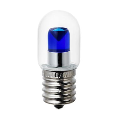 朝日電器 エルパ ELPA LEDナツメ球 E17 クリアブルー LDT1CB-G-E17-G118(販売終了)