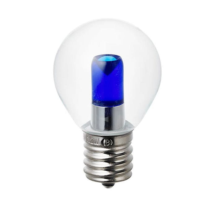 朝日電器 エルパ ELPA LED装飾電球 S形ミニ球形 E17 クリアブルー LDA1CB-G-E17-G458