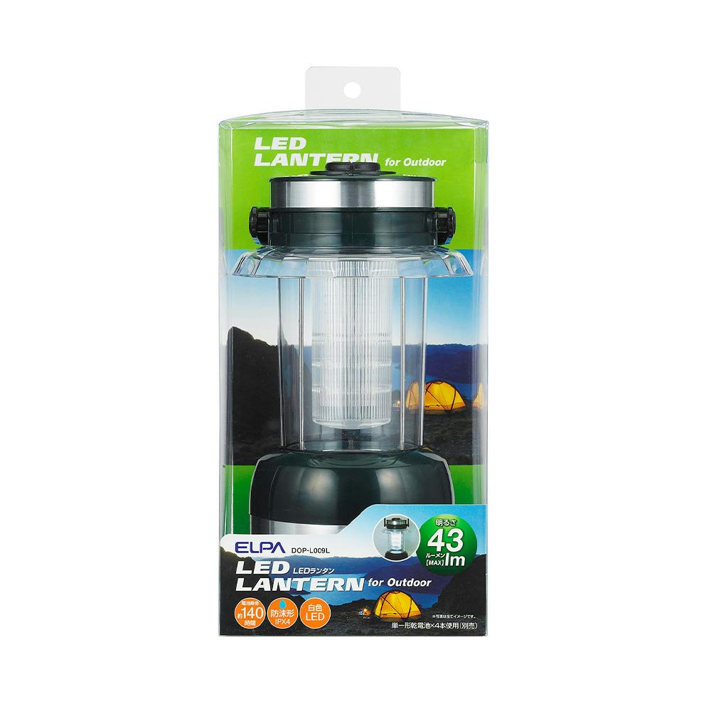 ELPA LEDランタン 白色 43ルーメン 単1形4本 DOP-L009L d2ldlup 楽天市場】再入荷なし：エルパ LEDランタン 白色 43ルーメン 単1