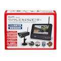 朝日電器 エルパ ELPA 防犯カメラ 屋外用 ワイヤレスカメラ1台+モニタ1台セット CMS-7001