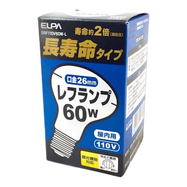 朝日電器 エルパ ELPA 長寿命レフランプ 60W ERF110V60W-L