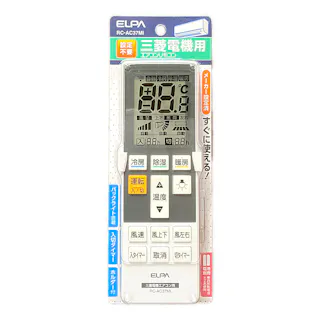 ELPA エルパ エアコンリモコン 三菱用 RC-AC37MI