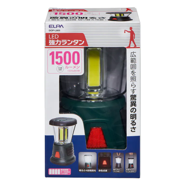 ELPA エルパ LED強力ランタン DOP-L805
