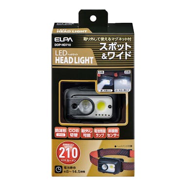 朝日電器 エルパ ELPA LEDヘッドライト DOP-HD710