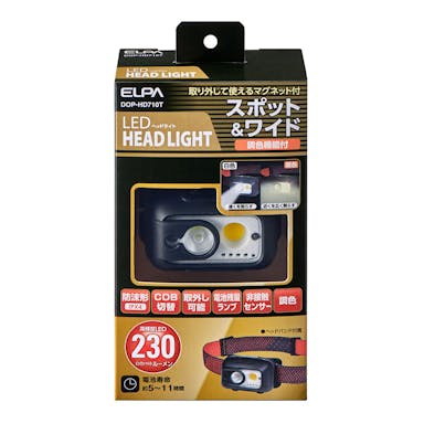 朝日電器 エルパ ELPA LEDヘッドライト DOP-HD710T