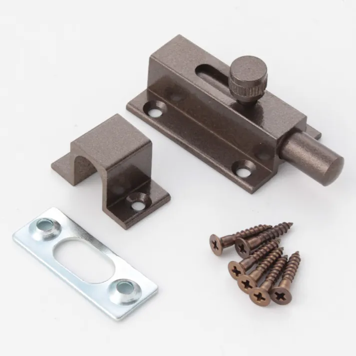 扉止金具 アルミホームラッチ 40ミリ 2-32