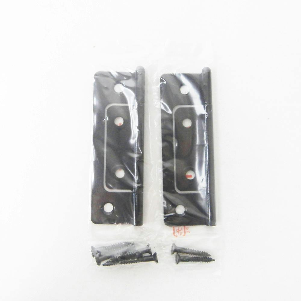 蝶番 フラッシュ蝶番 黒 76mm 2-380 | 建具金物 通販