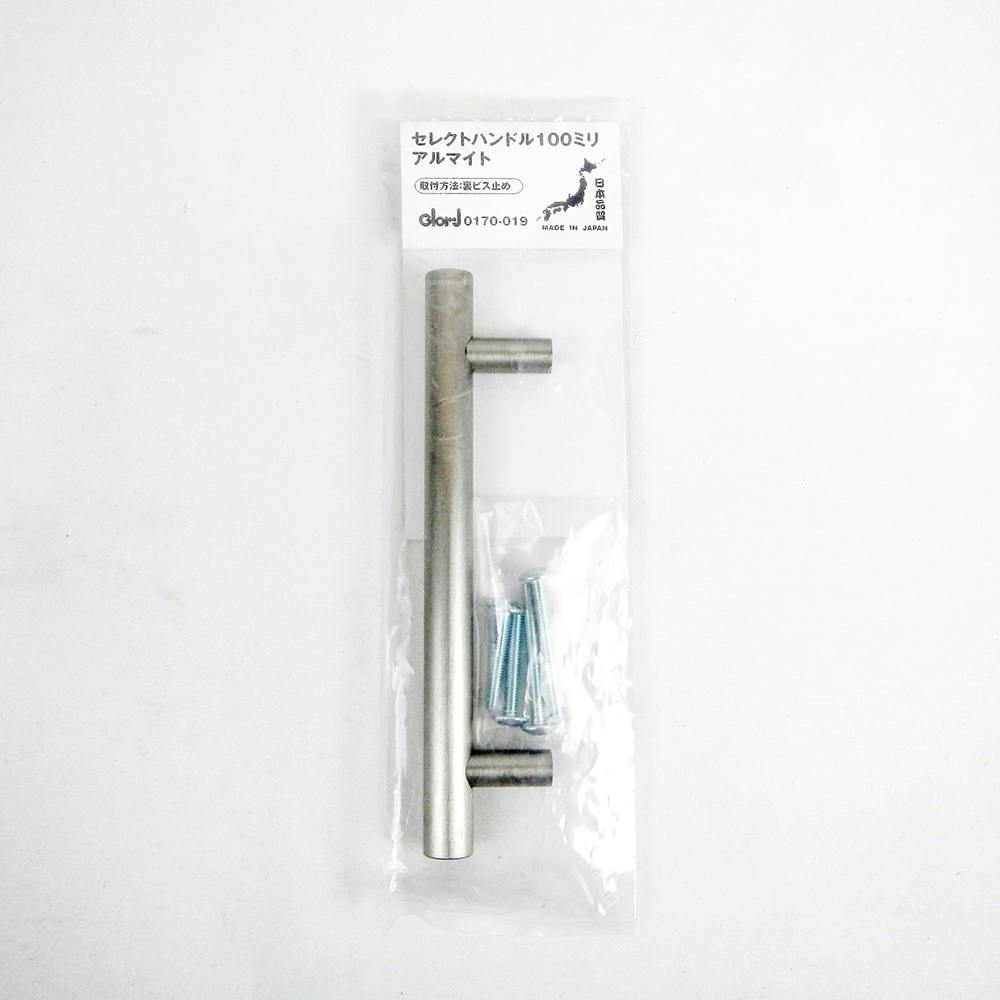 セレクトハンドル 100mm アルマイト 1ヶ袋入