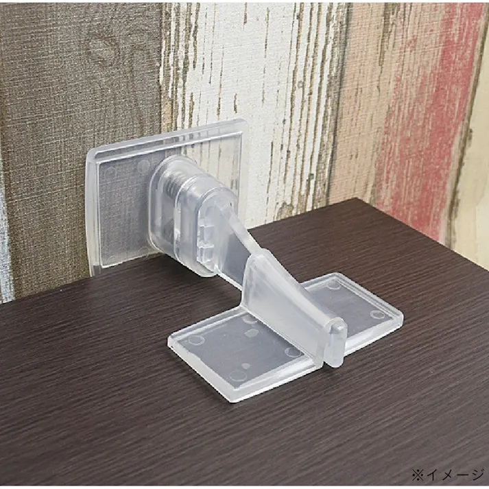 地震対策 貼る倒れ止め カグペタクリア 家具の転倒防止 2-579