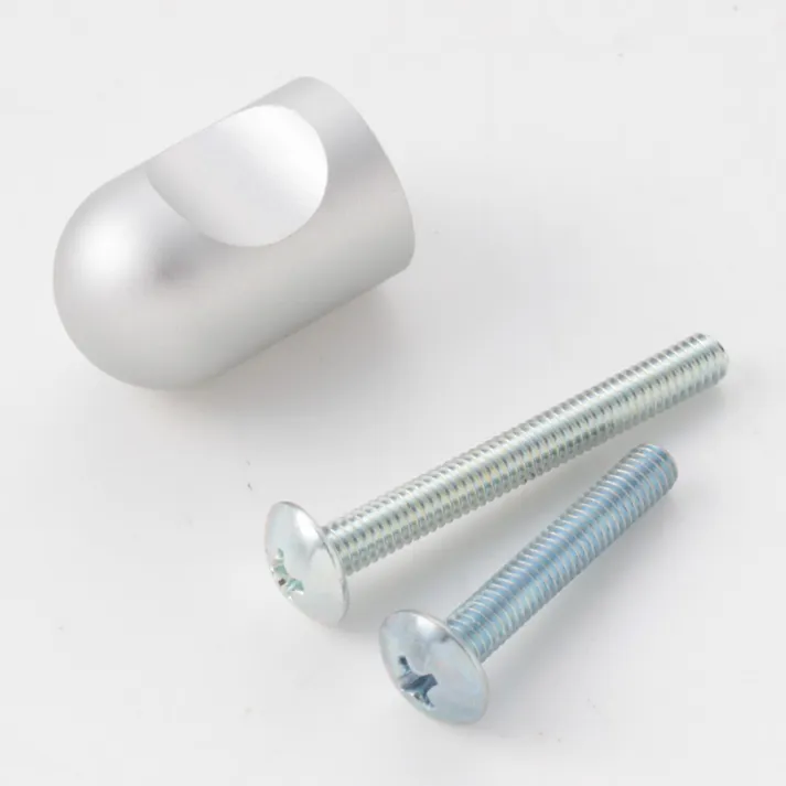 クリスタルツマミ シルバー 16mm