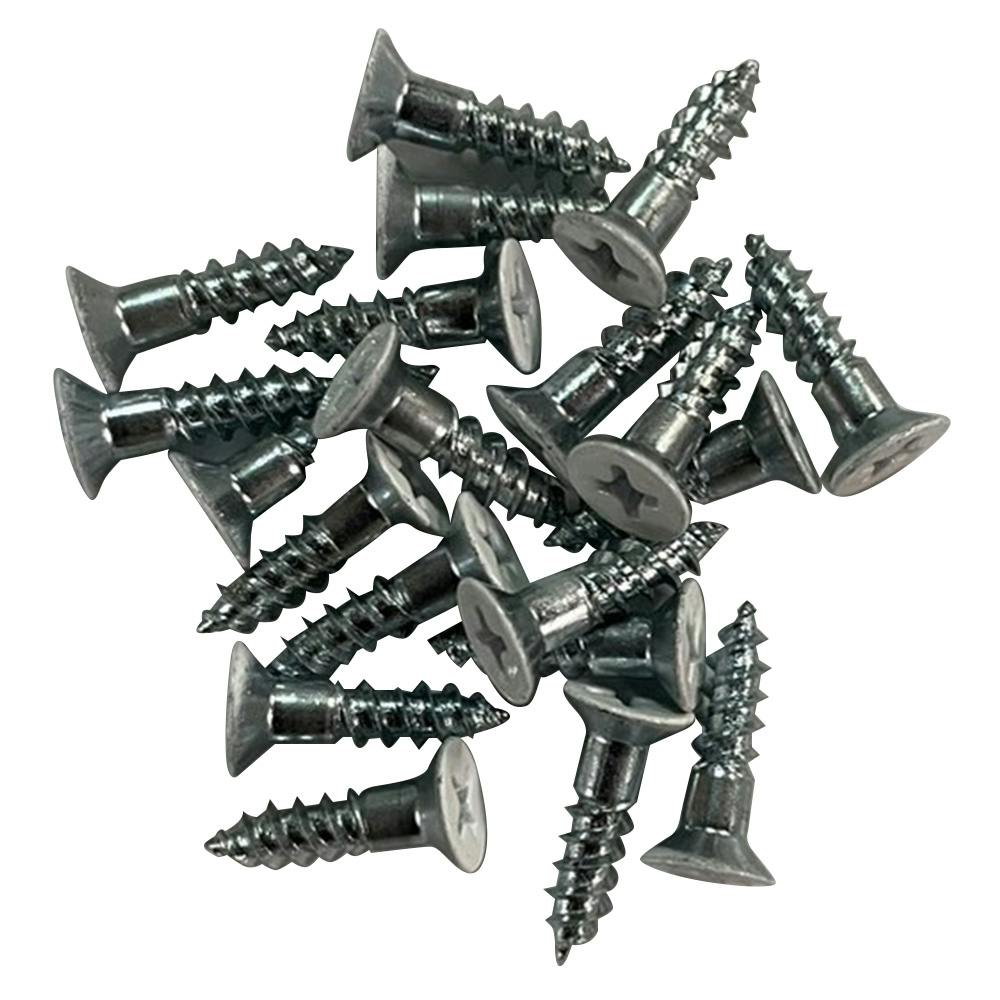 ホワイト 皿木ねじ 3.8×16mm 20本入り | ねじ・くぎ・針金・建築金物