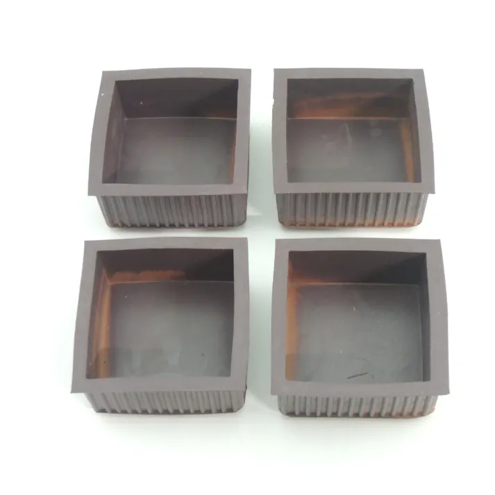 家具動楽 家具などの移動にラクにスベ~ル 角脚キャップ 36~38mm用 10-313 4個入 ブラウン