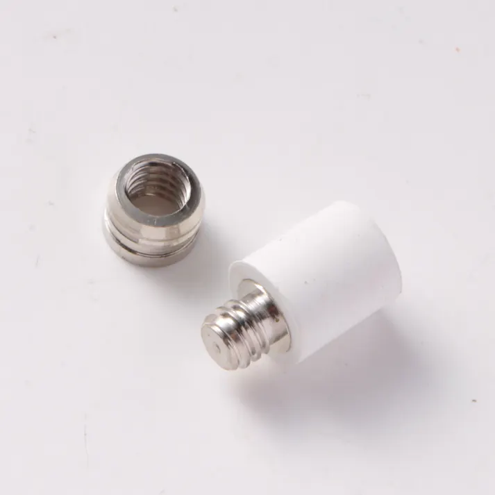 棚ダボ ゴム付ねじ込み棚ダボ メン 白 N-253 4組