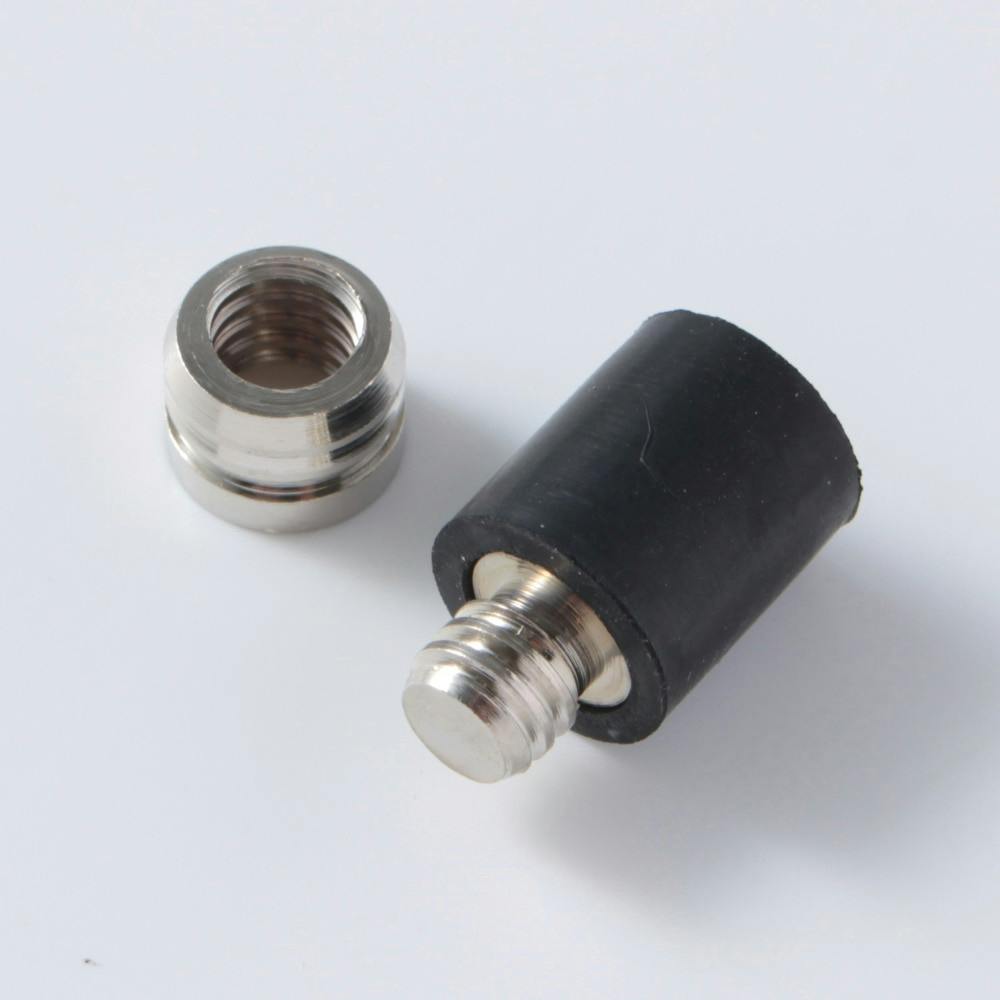 棚ダボ ゴム付ねじ込み棚ダボ メン 黒 N-254 4組 | ねじ・くぎ・針金