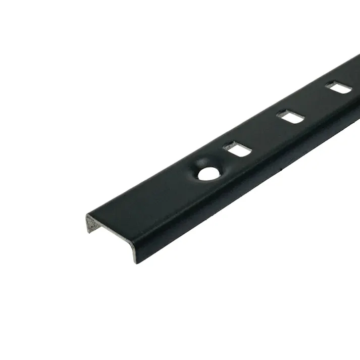 ステンレス棚柱 17ピッチ 黒 1820mm