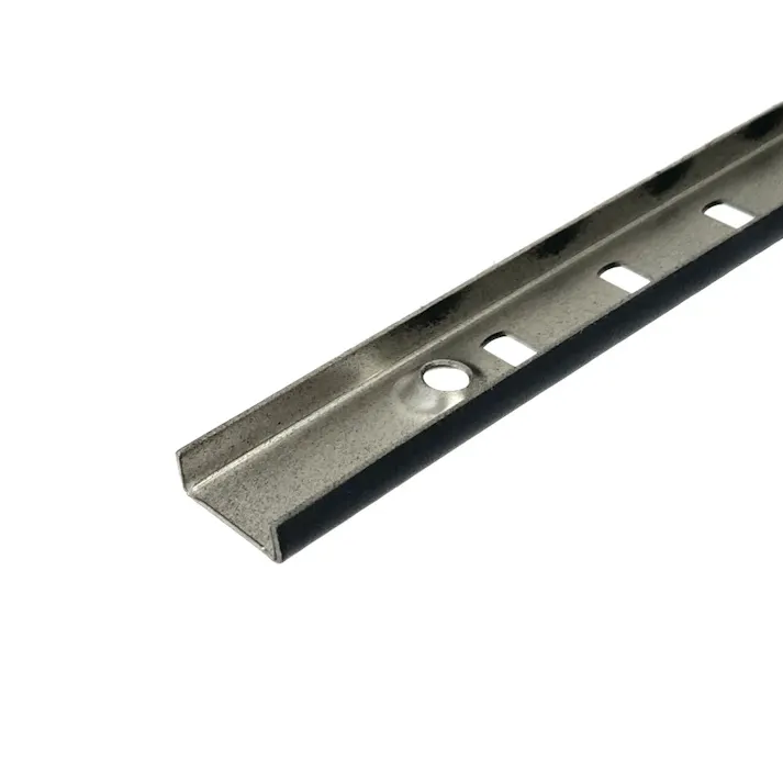 ステンレス棚柱 17ピッチ 黒 1820mm