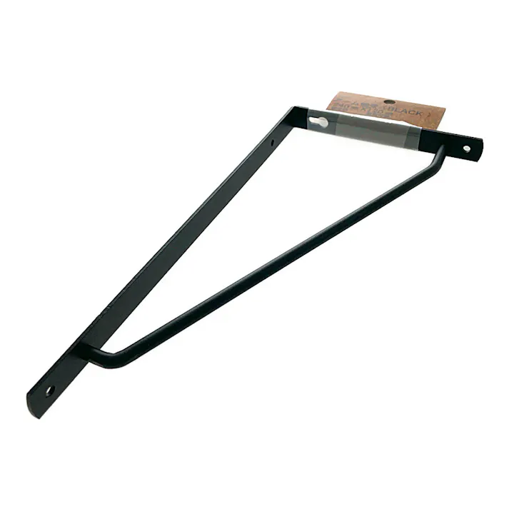 iron アーム棚受 ブラック 240mm×120mm