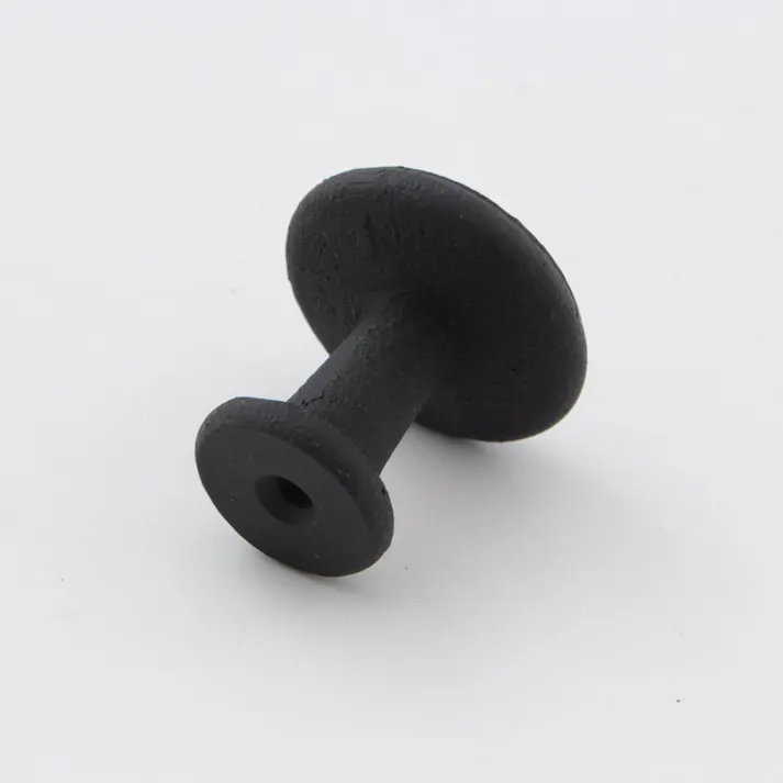 アンティークノブ L ラフブラック 4-280