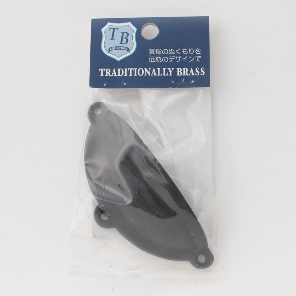 アンティークプルハンドル L ラフブラック 4-286