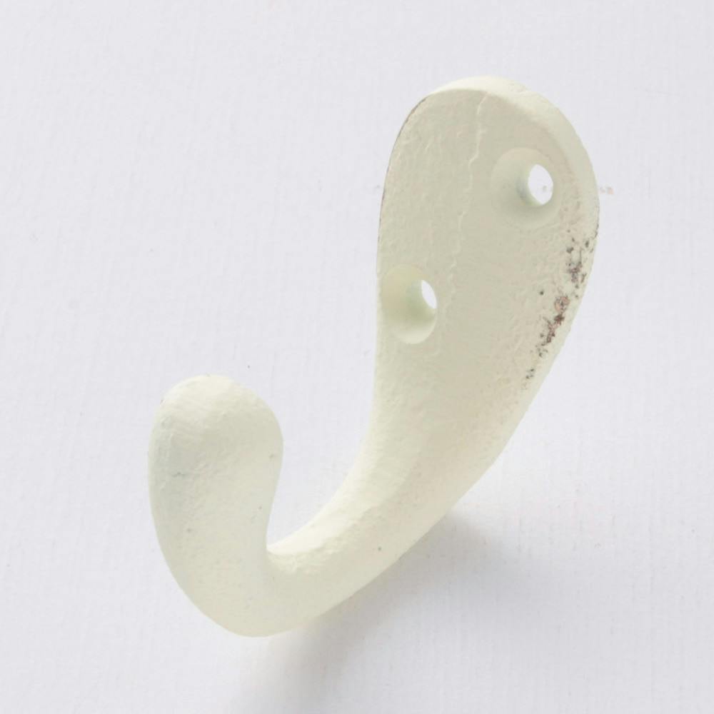 アンティークフック ホワイト M 4-214 | ねじ・くぎ・針金・建築金物