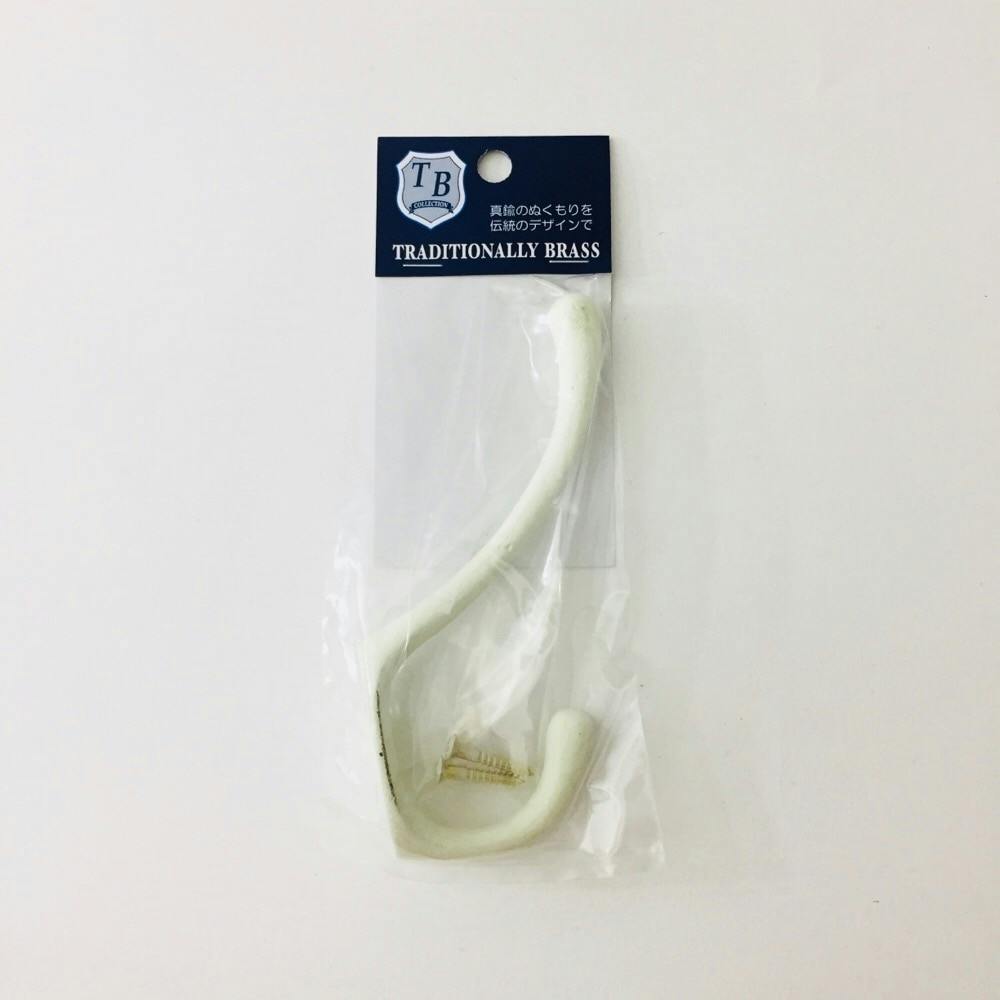 アンティークフック ホワイト L 4-215