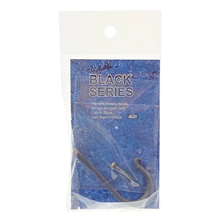 アイアンフック ブラック 中