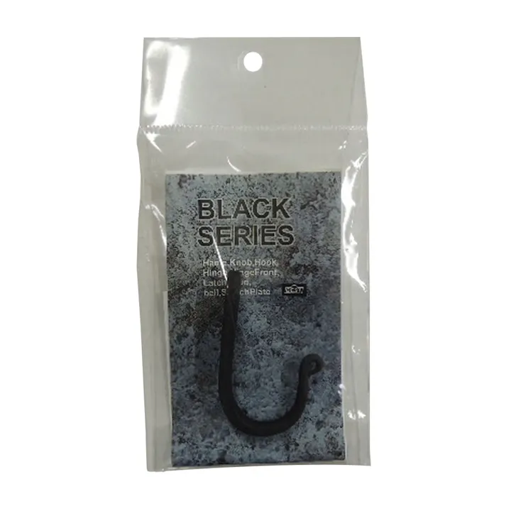 アイアンフック ブラック 小