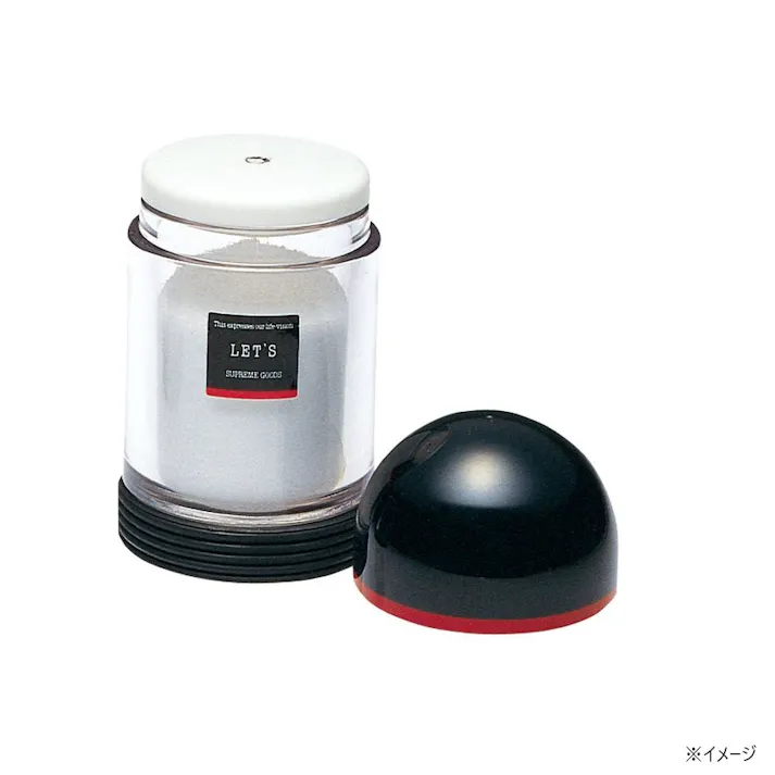 調味料入れ 塩 レッツブラック