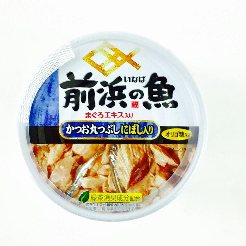 前浜の魚 かつお丸つぶし にぼし入り 4缶パック | キャットフード 通販