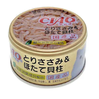 CIAO とりささみ&ほたて貝柱 85g