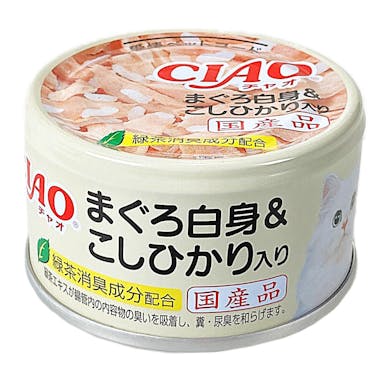 いなば CIAO まぐろ白身＆こしひかり入り 85g