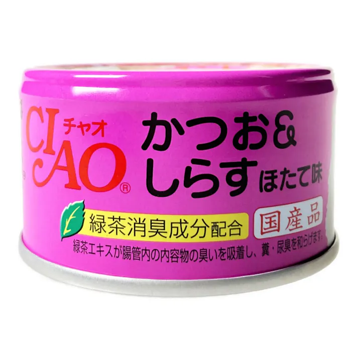 CIAO かつお&しらす ほたて味 85g