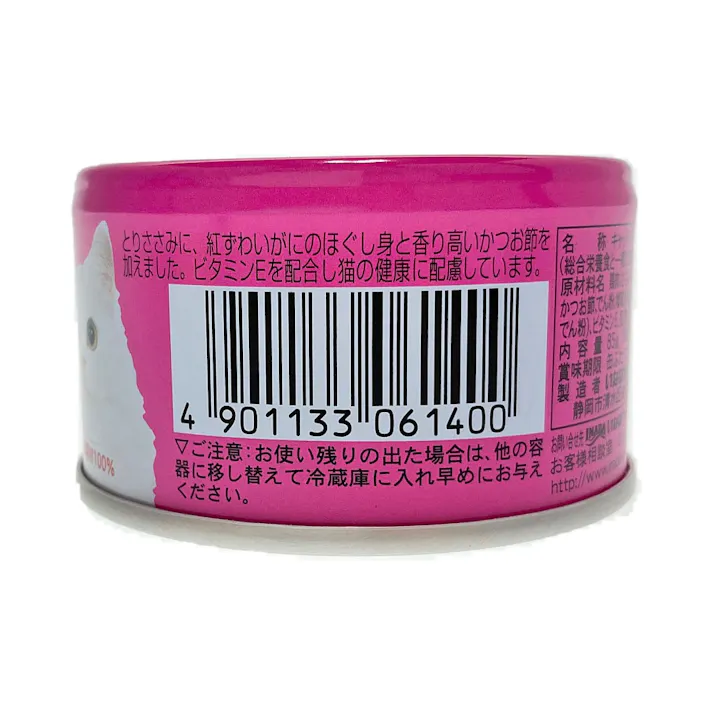 CIAO ホワイティ とりささみ かにほぐし身・かつお節入り 85g