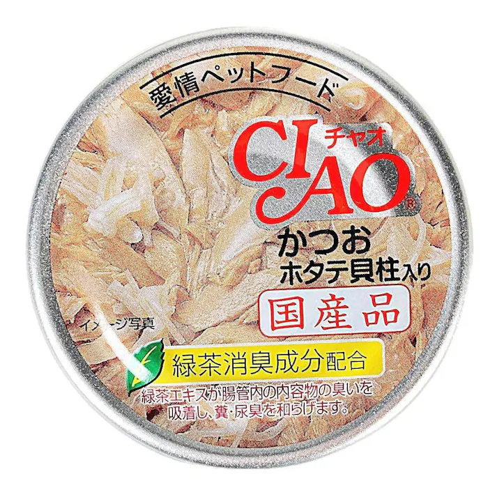 CIAO かつお ホタテ貝柱入り 85g