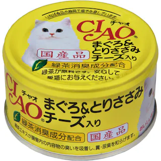 CIAO まぐろ&とりささみ チーズ入り