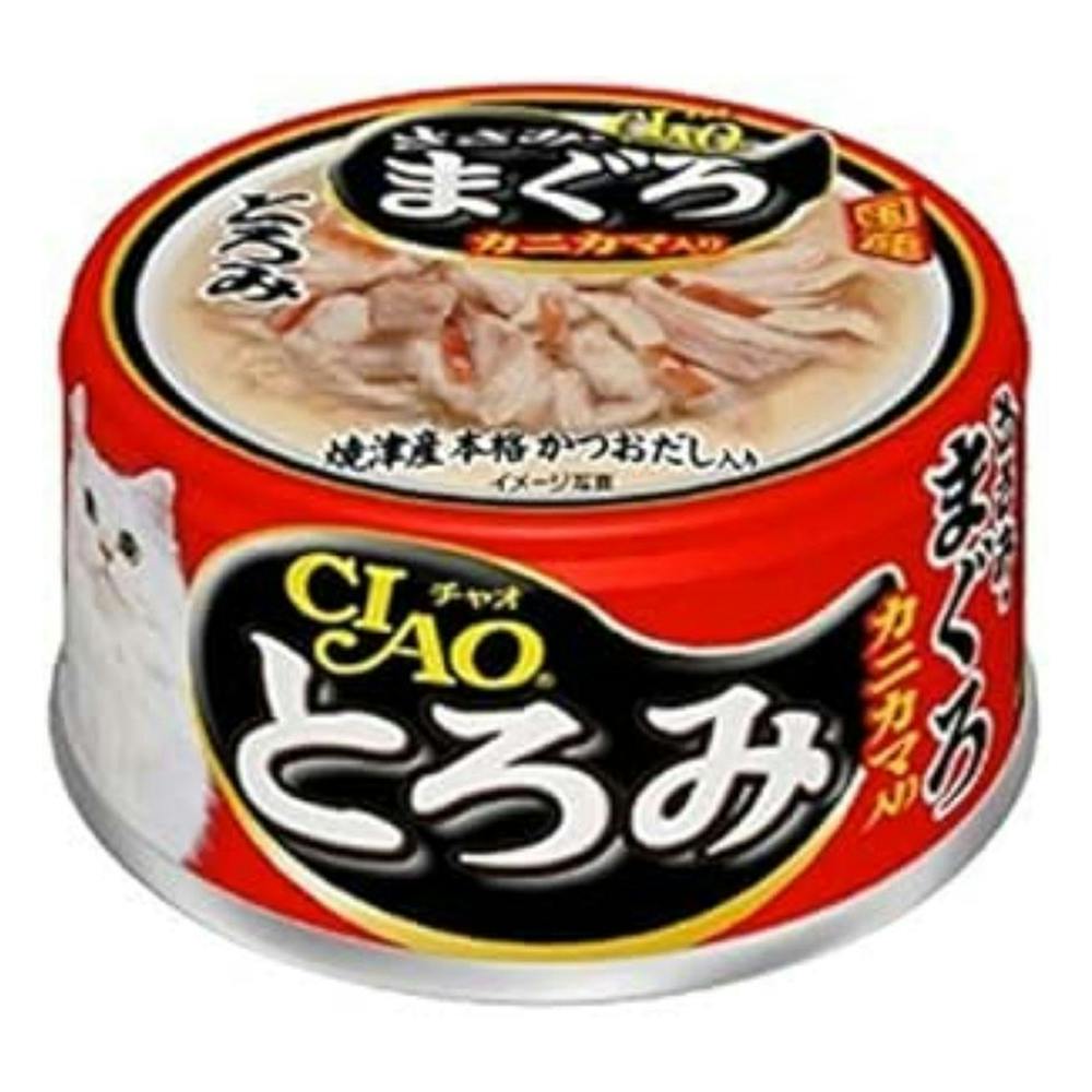 いなば CIAO とろみ ささみ・まぐろ カニカマ入り 猫用ウェットフード(缶) いなば CIAO とろみ ささみ・まぐろ カニカマ入り 猫用ウェットフード(缶)
