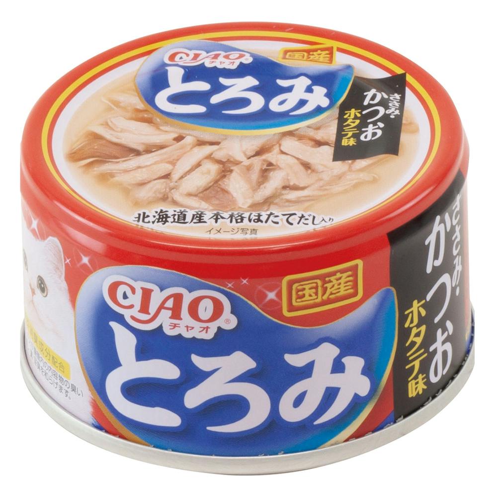 いなば CIAO とろみ ささみ・かつお ホタテ味 猫用ウェットフード(缶) いなば CIAO とろみ ささみ・かつお ホタテ味 猫用ウェットフード(缶)
