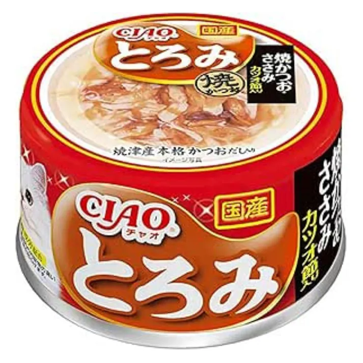 いなば CIAO とろみ 焼かつお ささみ カツオ節入り 80g