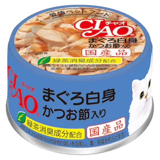 CIAO まぐろ白身 かつお節入り 85g