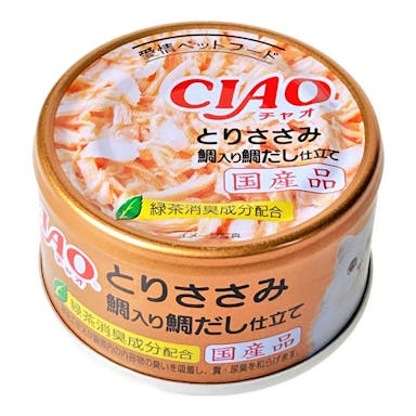 いなば CIAO とりささみ 鯛入り 鯛だし仕立て 85g