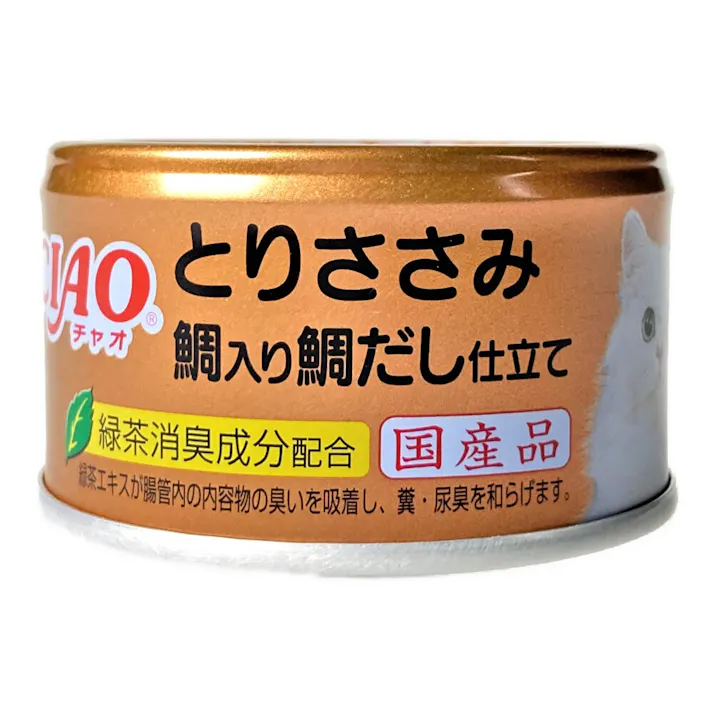 CIAO とりささみ 鯛入り 鯛だし仕立て 85g