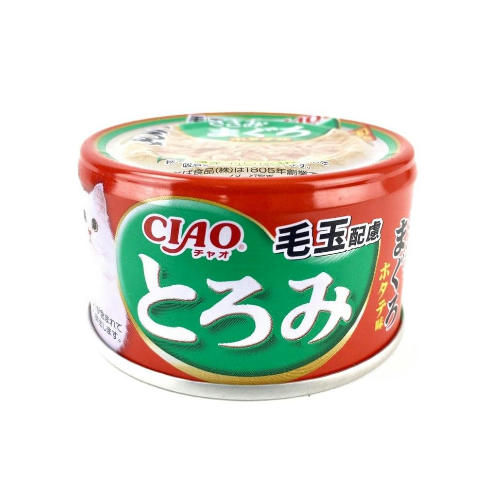 チャオとろみ毛玉配慮ささみまぐろホタテ 80g(販売終了