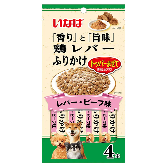 いなば レバーふりかけ レバー・ビーフ味 4本