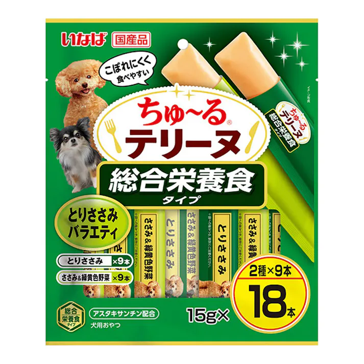 ちゅ~る テリーヌ 総合栄養食 とりささみバラエティ 18本